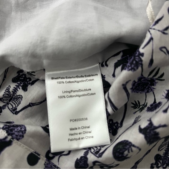 NWT, ModCloth Halloween Print Cotton Crop Tank Top, Sz 8 - Picture 9 of 11